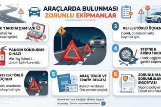 otomobilde bulundurulması gereken aletler